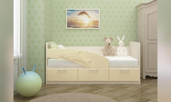 Letto per bambini Dolphin 80 x 160