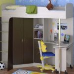 Letto a soppalco per bambini Teremok-1