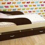Letto per bambini con materasso a cassetto 160 80