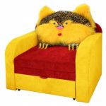 Poltrona-letto per bambini luminosa