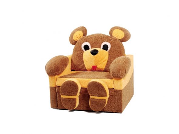 Poltrona letto per bambini orso
