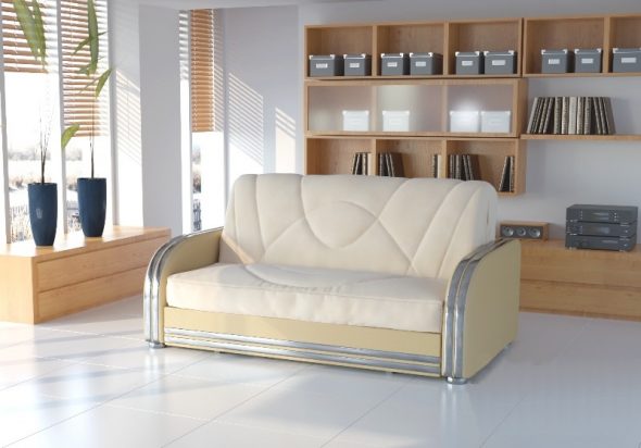 design del divano a fisarmonica
