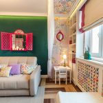 divano a fisarmonica all'interno