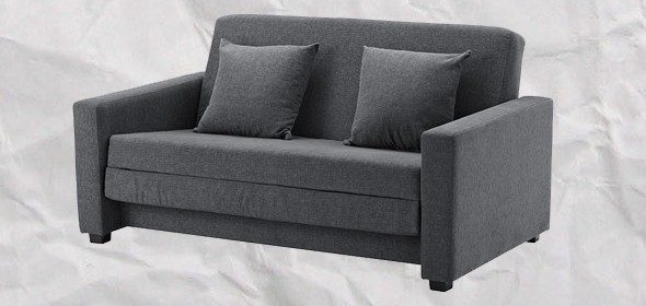 Divano letto Ikea grigio scuro