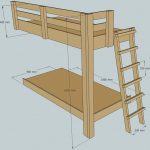 Letto a castello fai da te per bambini - Disegno