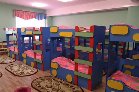 Letti a castello per la scuola materna