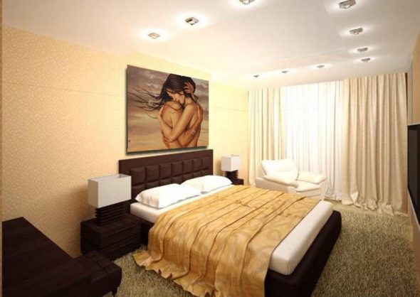 Sarebbe bello appendere in camera da letto un quadro raffigurante una coppia romantica, un uomo e una donna.