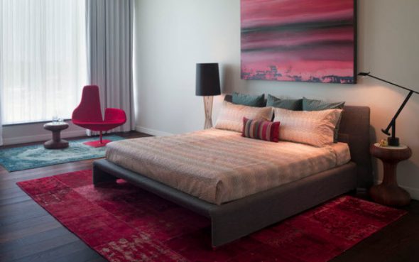 Dipinti all'interno della camera da letto