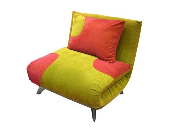 Poltrona letto multicolore senza braccioli