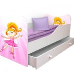 Letto per bambini con quadro + cassetto