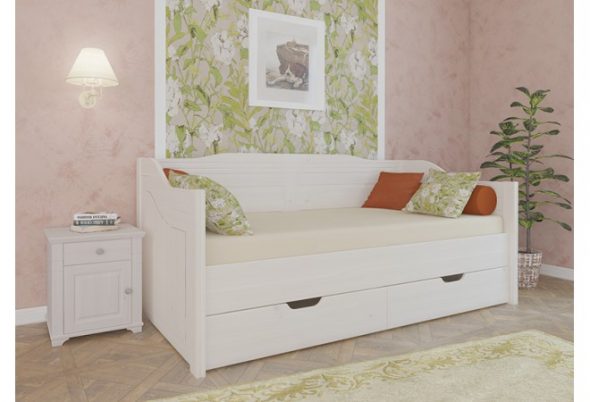 Divano letto con cassetti