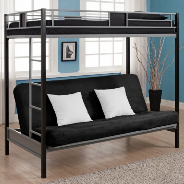 Letto in nero