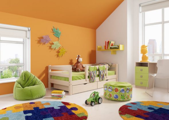 letto per bambini all'interno