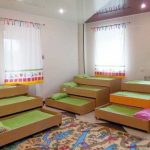 Letti per la scuola materna all'interno