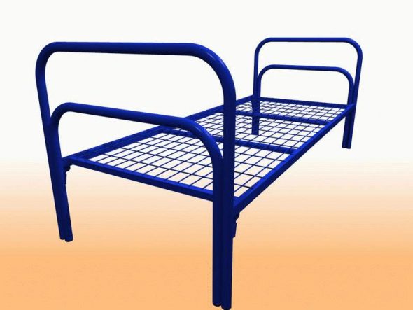 Letti metallici per dormitori operai