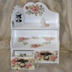 Comò per cosmetici Shabby Chic