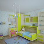 armadio da letto nella cameretta dei bambini