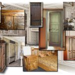 Applicazione del legno invecchiato artificialmente