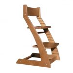 Sedia da coltivazione in legno chiaro