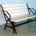 Panchina da giardino trasformabile