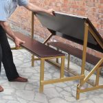 Panca trasformabile per il riposo