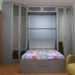 armadio letto all'interno
