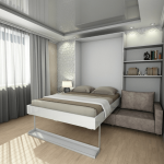 armadio letto con divano