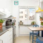 La suddivisione in zone della cucina e del soggiorno nella progettazione di un monolocale