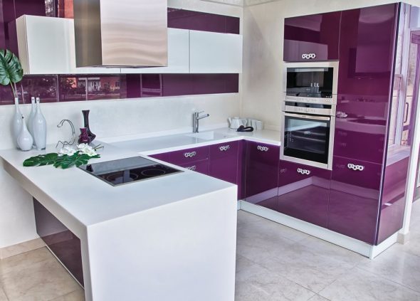 cucina in acrilico