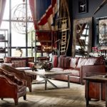 Poltrona in stile inglese all'interno