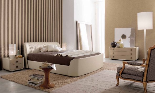 camera da letto beige