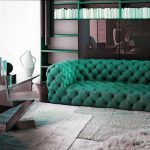foto del divano verde