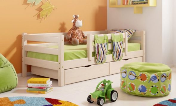 letto in legno per bambini