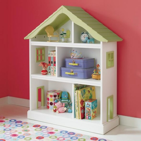 casa a scaffale per bambini