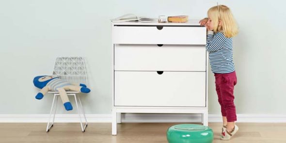 cassettiera per bambini