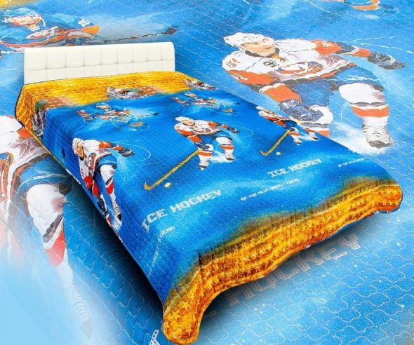 Copriletto per bambini Hockey