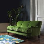 divano verde moderno