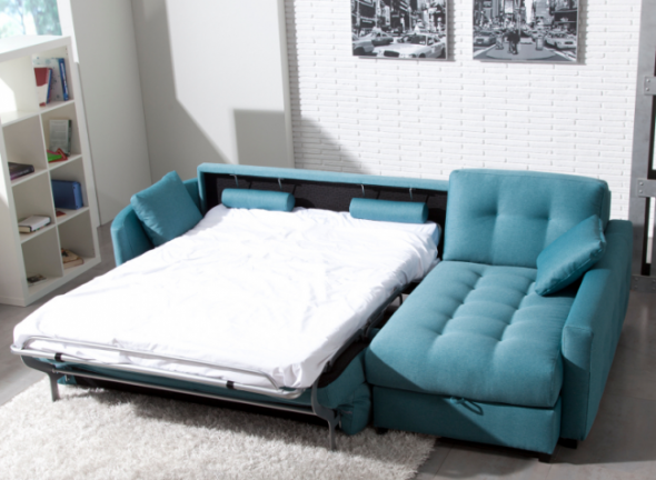Letto pieghevole alla francese con materasso ortopedico