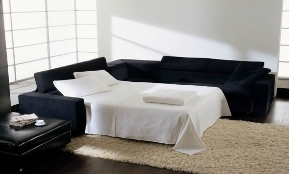 Letto pieghevole alla francese con materasso