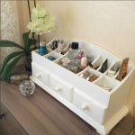cassettiera per cosmetici a 3 cassetti