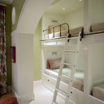 letto a castello bianco