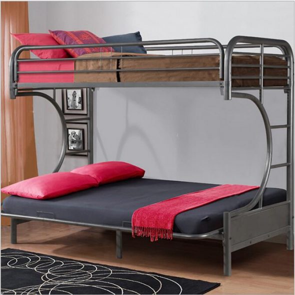 letto di metallo