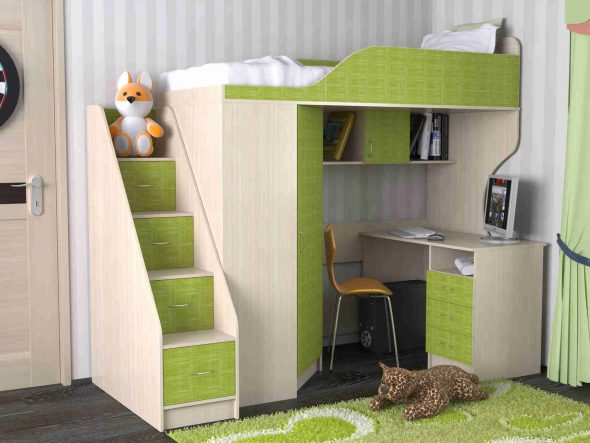 tavolo per letto a castello