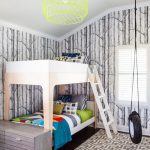 letto a castello nella cameretta dei bambini