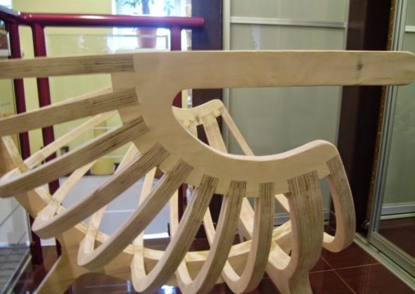 sedia in compensato con le tue mani