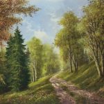 dipinto Natura della foresta