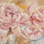 dipinto Peonia Zefiro