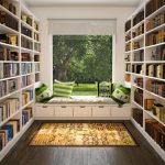 scaffali per libri incorporati