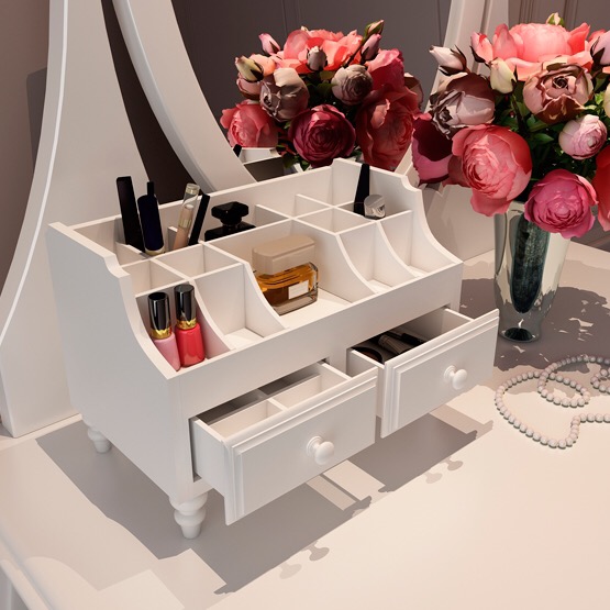 idee di design per cassettiere per cosmetici