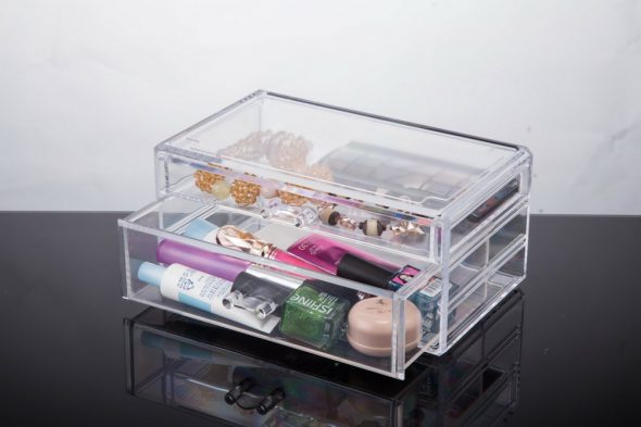 cassettiera trasparente